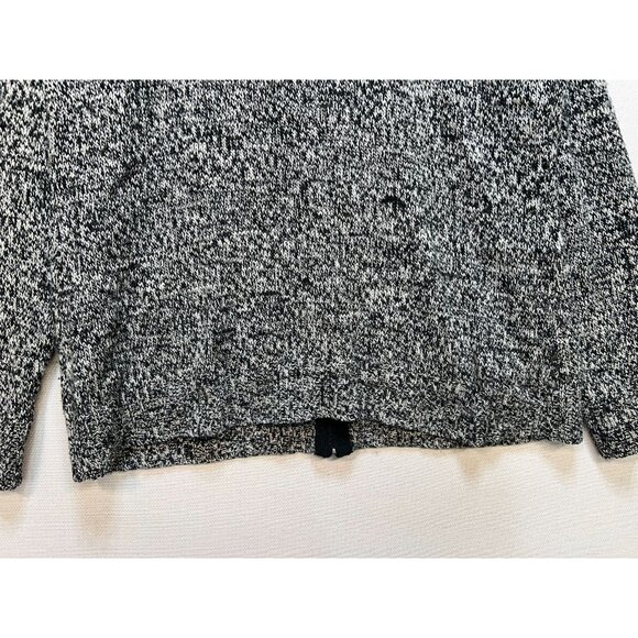 Eddie Bauer Women's Full Zip Preppy Wool Sweater Knit Size XL Gray Pockets - Picture 11 of 11